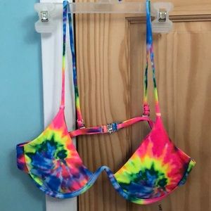 Tie dye bikini top